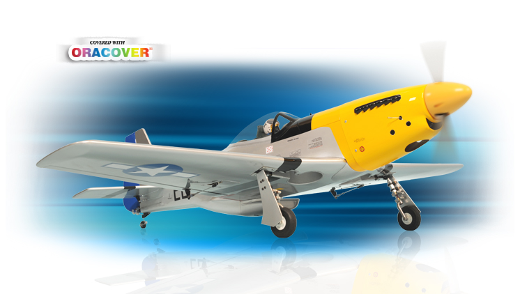 Ph139 P51 Mustang Gp Ep Size 91 15cc Scale 1 7 Arf