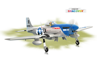 PH100 - P51 Mustang - 20%- 50/55cc | Aircraft model | Phoenixmodel